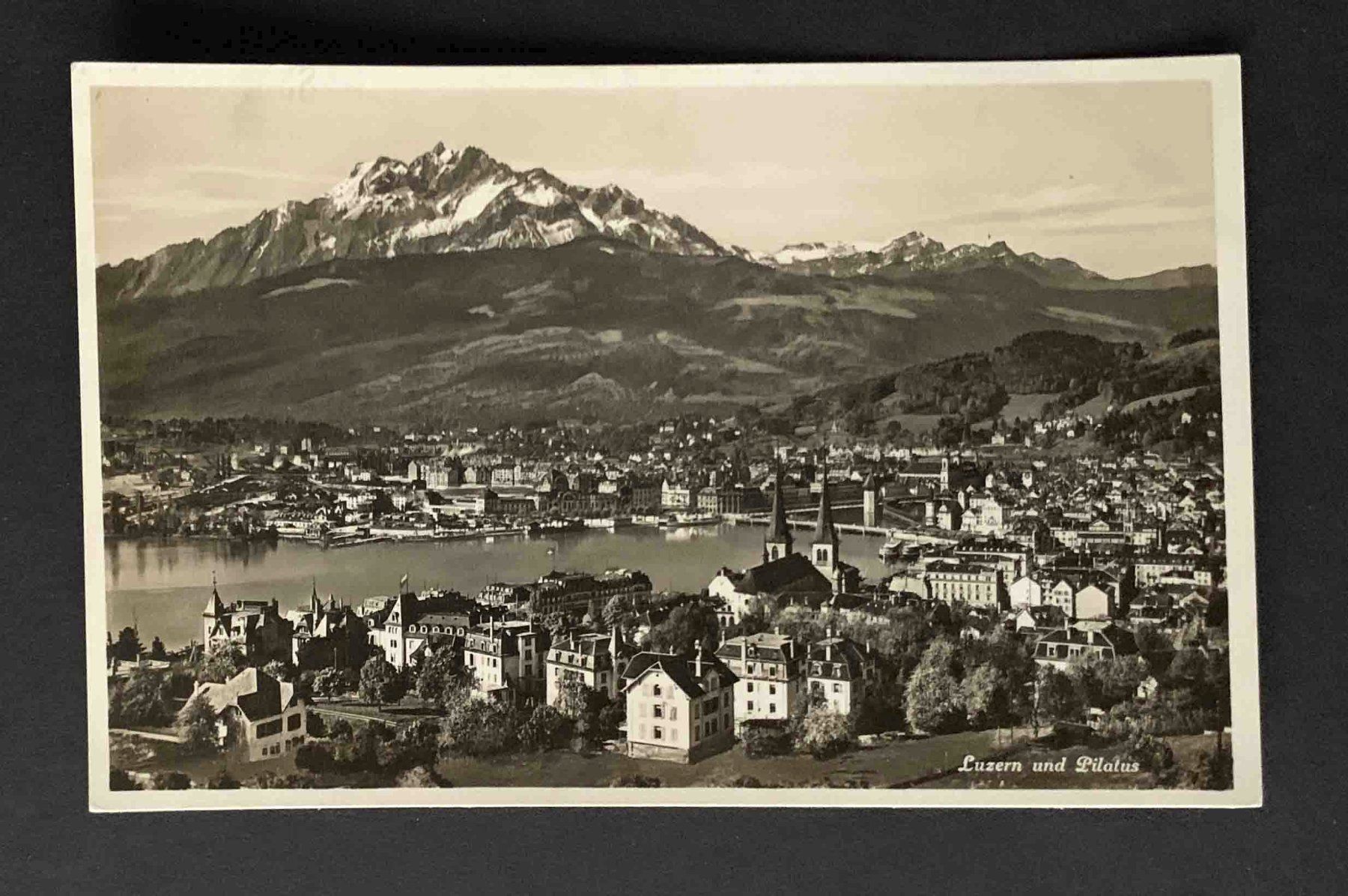 Cartoline postali: AK Luzern und Pilatus – Usato da Goldau venduto da artelier1