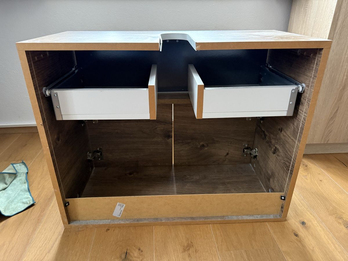 Mobili per bagno: Waschtischunterschrank Holz-Optik mit Schubladen. – Nuovo (secondo la descrizione) da Zell LU venduto da JostM 4