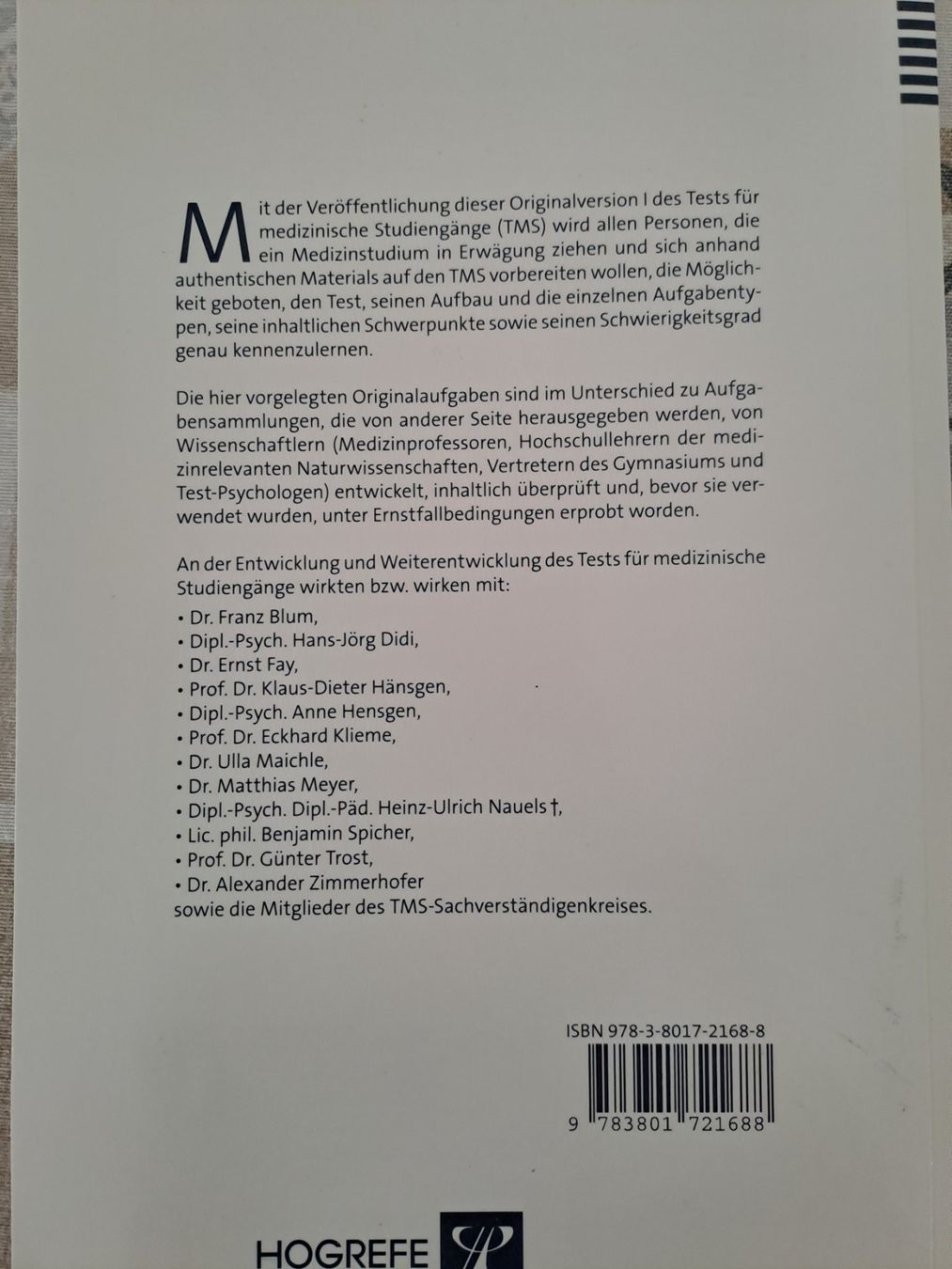 Bücher: Test Medizinstudium – Gebraucht aus Richterswil von summa11 1