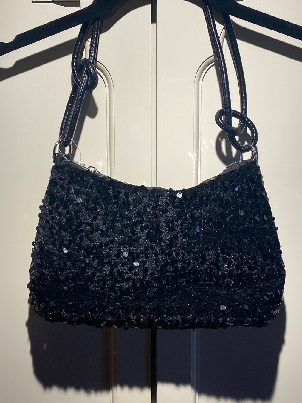 Borse da donna: HANDTASCHE-CHIC-PAILETTEN SCHWARZ – Nuovo e nell'imballaggio originale da Meienried venduto da ManuelaBoutique 1