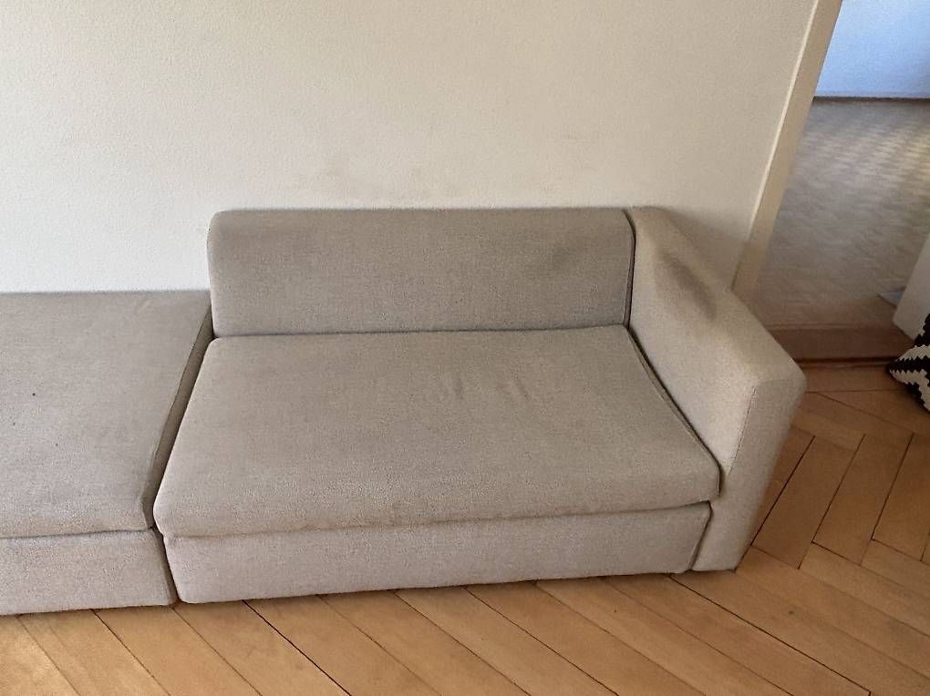 Ikea Divani: Sofa IKEA Stoffbezug waschbar Textil grau, grob – Usato da zürich venduto da Asm_7773 4
