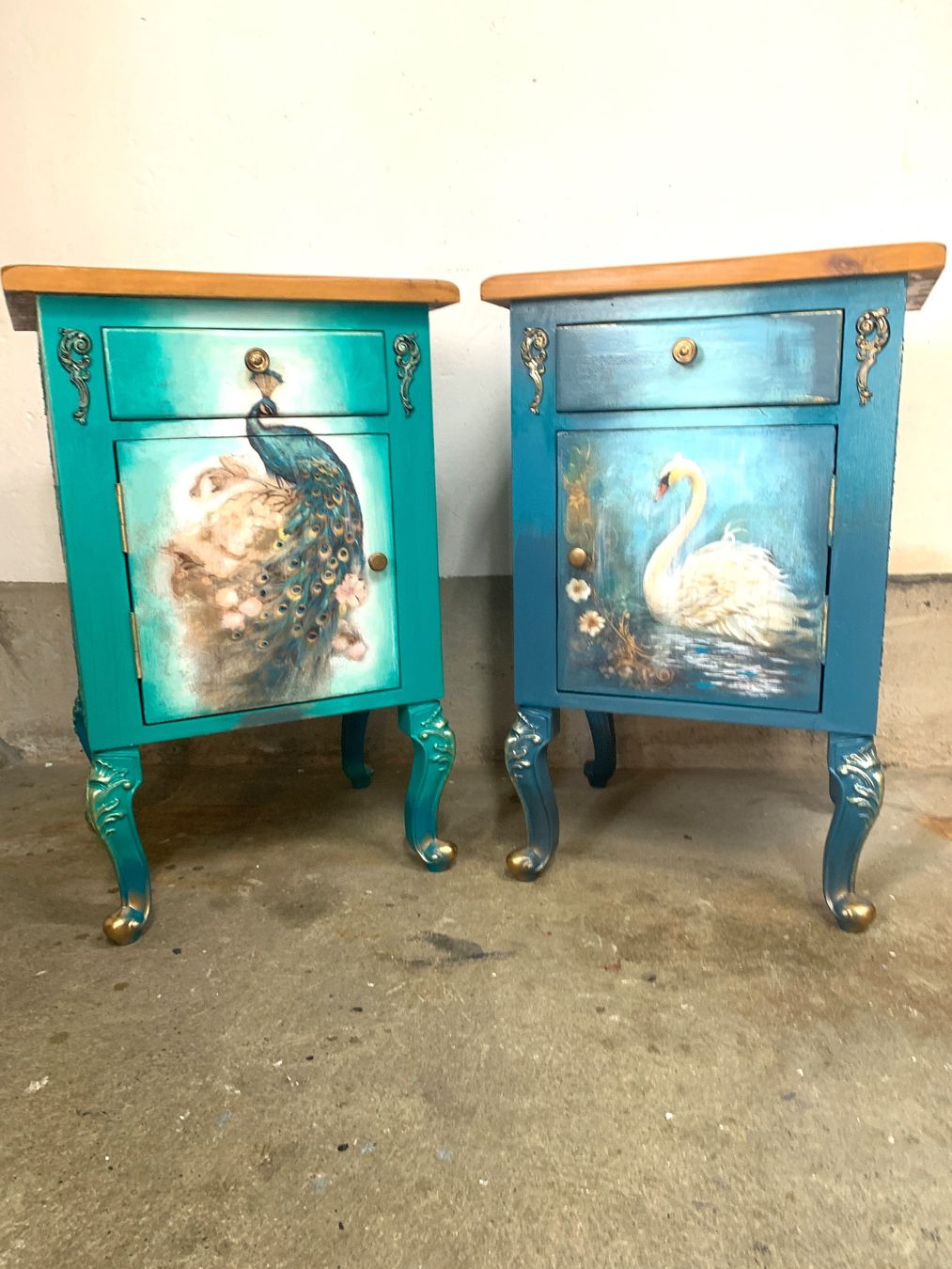 Comodini: Wunderschöne Set 2 Nachtische Unikat – Usato da Balgach venduto da Atelier-el-trastero 8