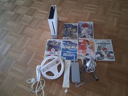 Wii Console Inkl. Games