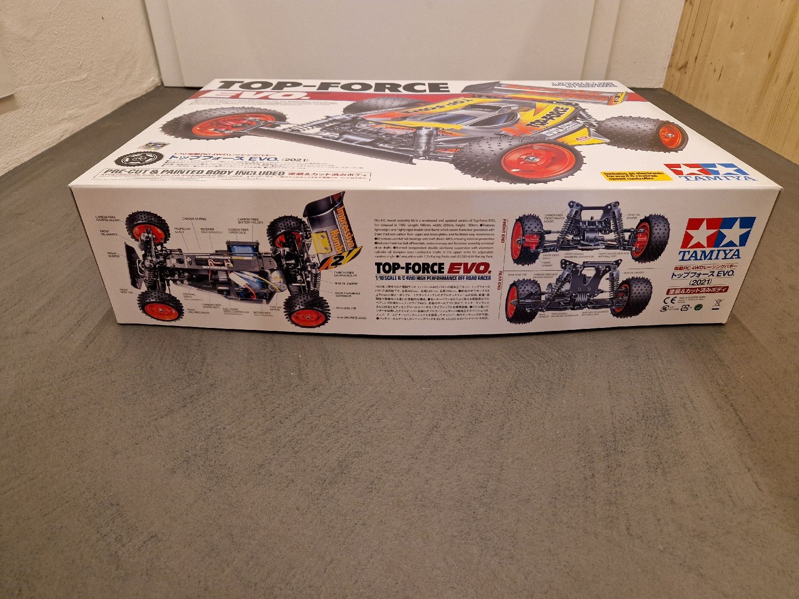 Tamiya Modellismo RC: Tamiya 47470 Top Force Evolution (2021) Bausatz, NEU – Nuovo e nell'imballaggio originale da Ersigen venduto da feldschen 5