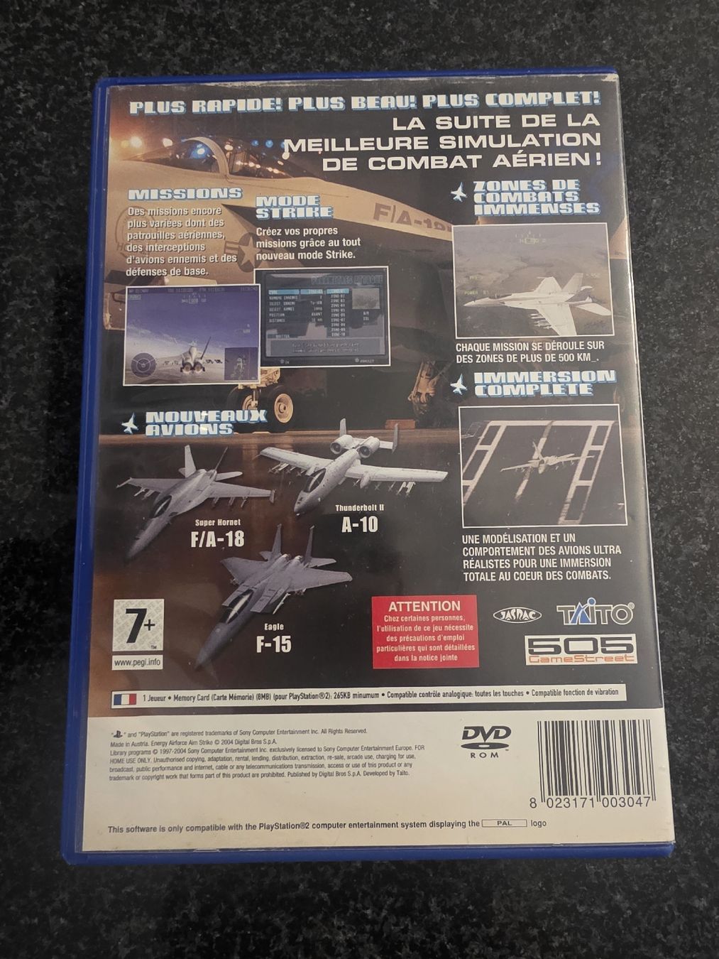 Spiele: Energy Airforce Aim Strike PS2 – Gebraucht aus Chavornay von Crash37 1