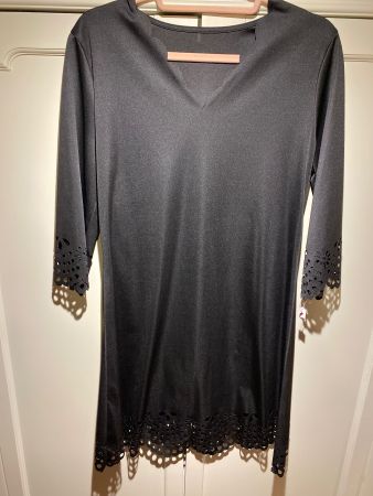 SPITZENKLEID SCHWARZ-DAMEN