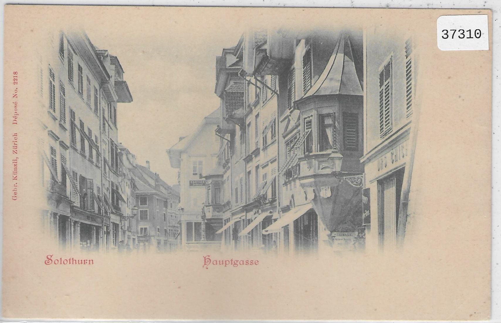 Cartoline postali: Solothurn - Hauptgasse – Usato da Ettingen venduto da Kartenplanet