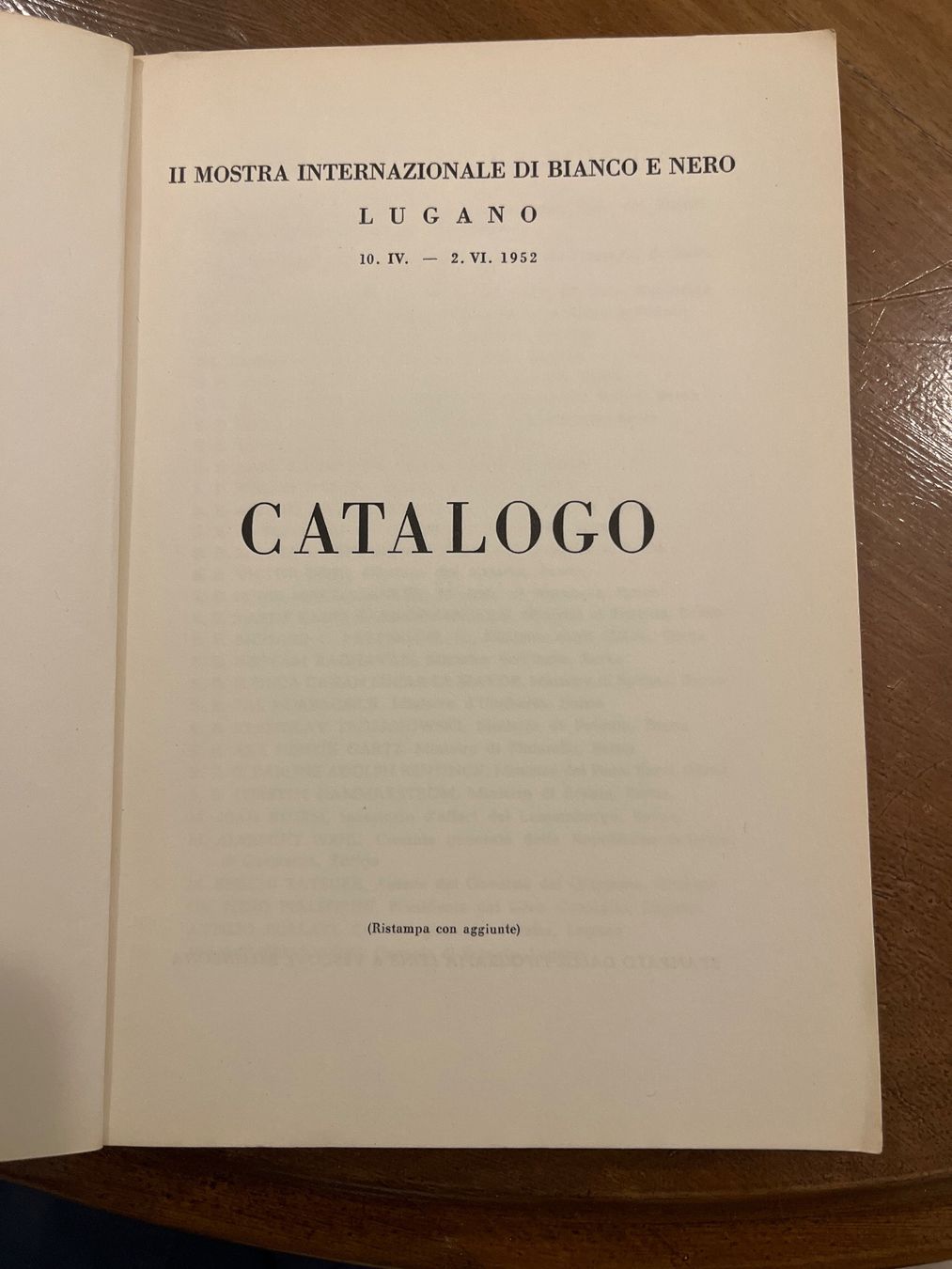 Libri: Il Mostra Internationale di Bianco e Nero – Usato da Wangen ZH venduto da via_g5br 1