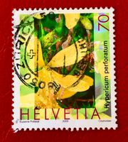 Nr.1073 Echtes Johanniskraut Pflanzen GESTEMPELT 2003   