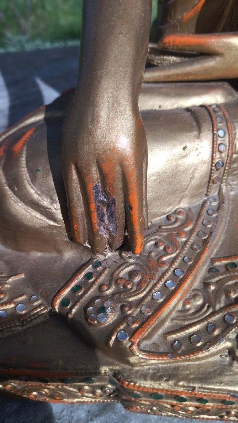 Figuren: Alter Buddah aus Holz – Gebraucht aus Zürich von Top-Deal-Schweiz 5