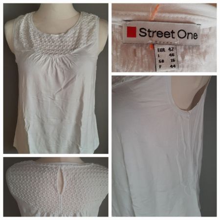 ***STREET ONE*** Top weiss Gr. 42