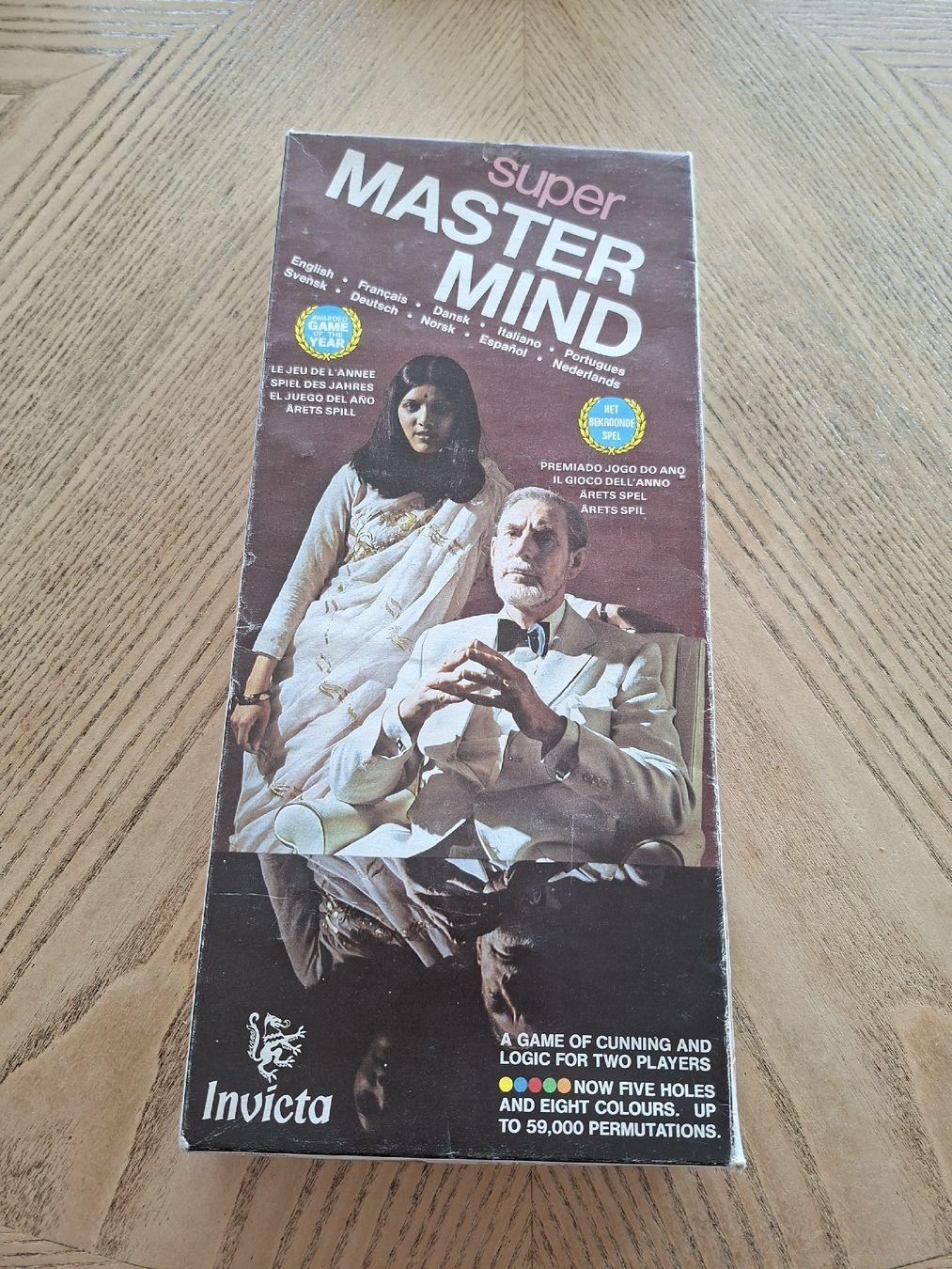 Invicta Giochi: Super Master Mind jeu de société Invicta vintage 1975 – Usato da Evilard venduto da emi_r6cd