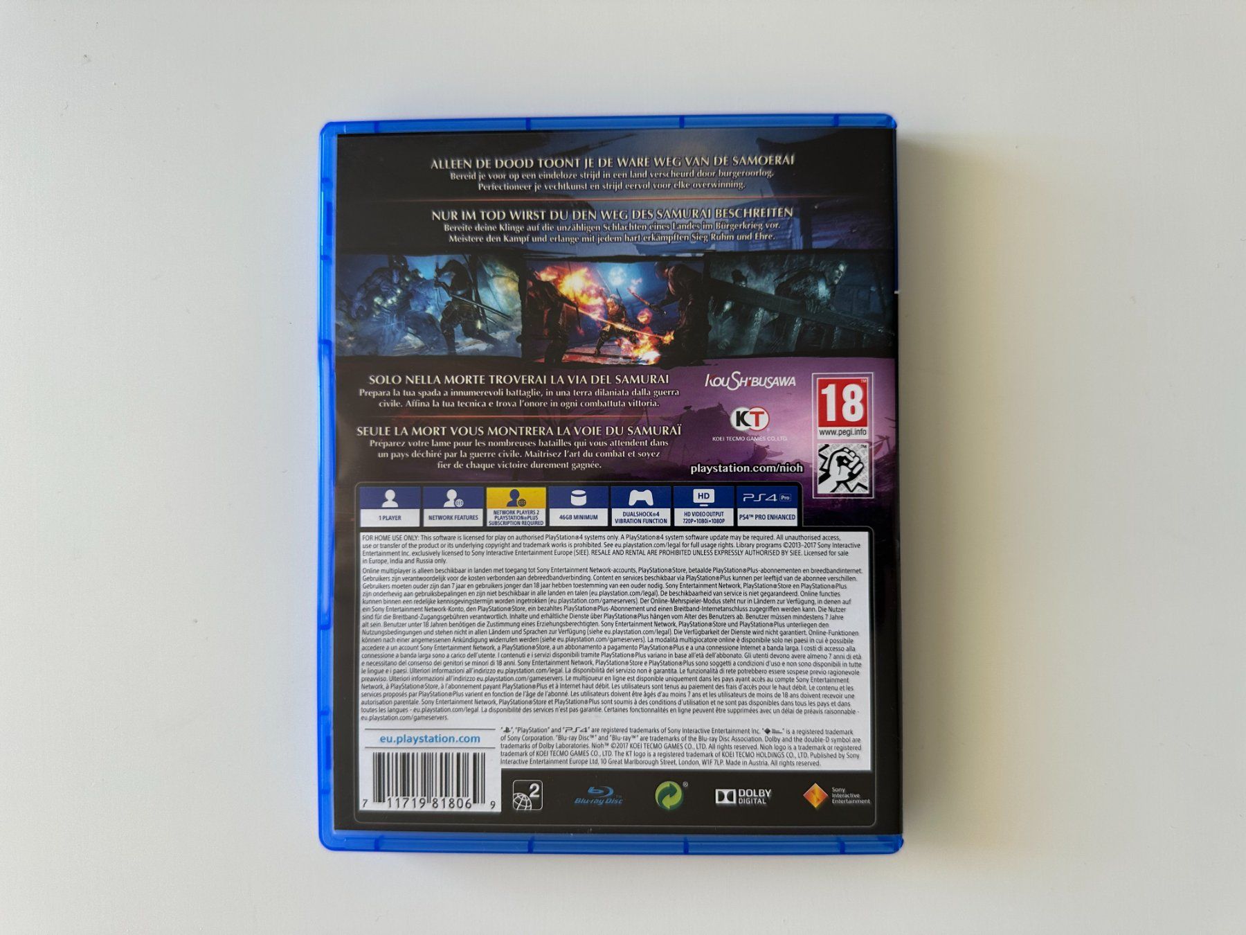 Sony Giochi: Nioh, Sony Playstation 4, PS4, PS5 – Nuovo (secondo la descrizione) da Couvet venduto da nay_prh5 2