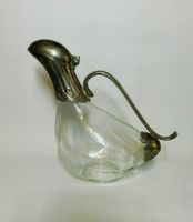 Vintage Weinkaraffe versilbert 1970er