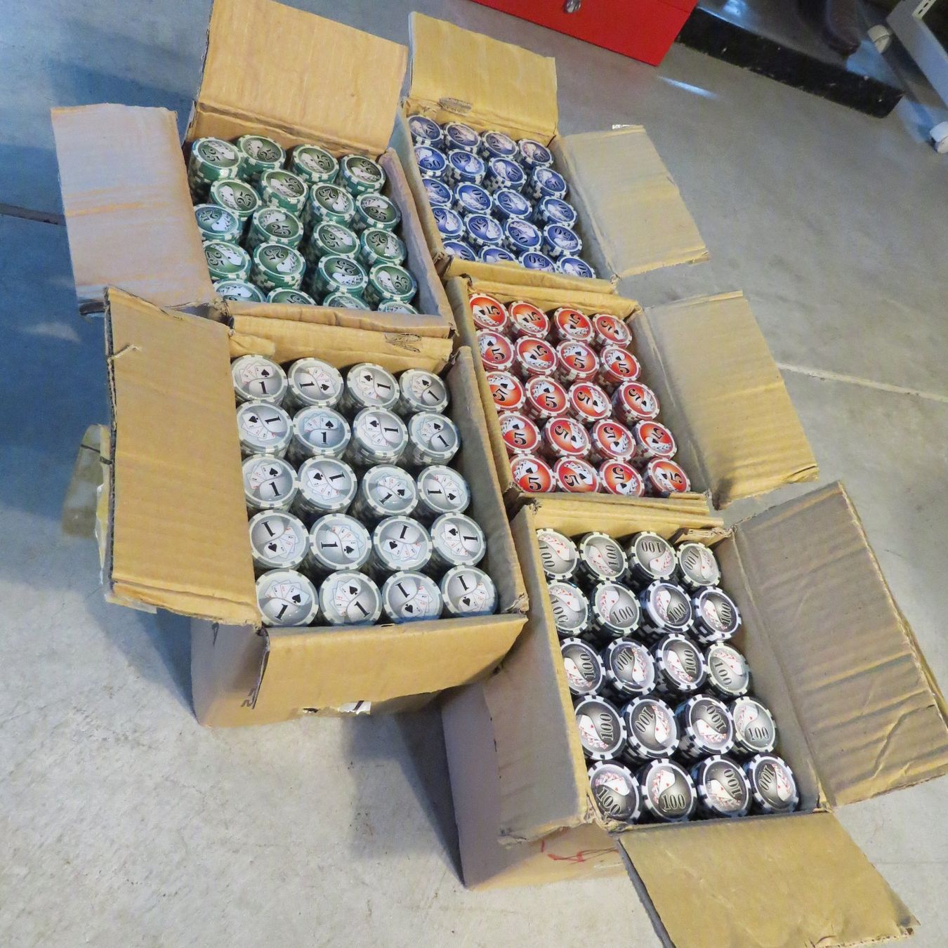 Spiele: POKER-CHIPS – Neu und originalverpackt aus Oberlunkhofen von Paco1 6