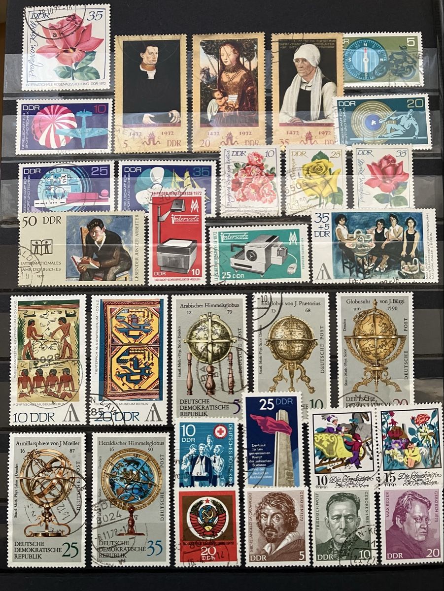 Tutti i francobolli: Deutschland DDR gest/postfr 6s 1970-73 – Usato da Cham venduto da Diablo1232 5