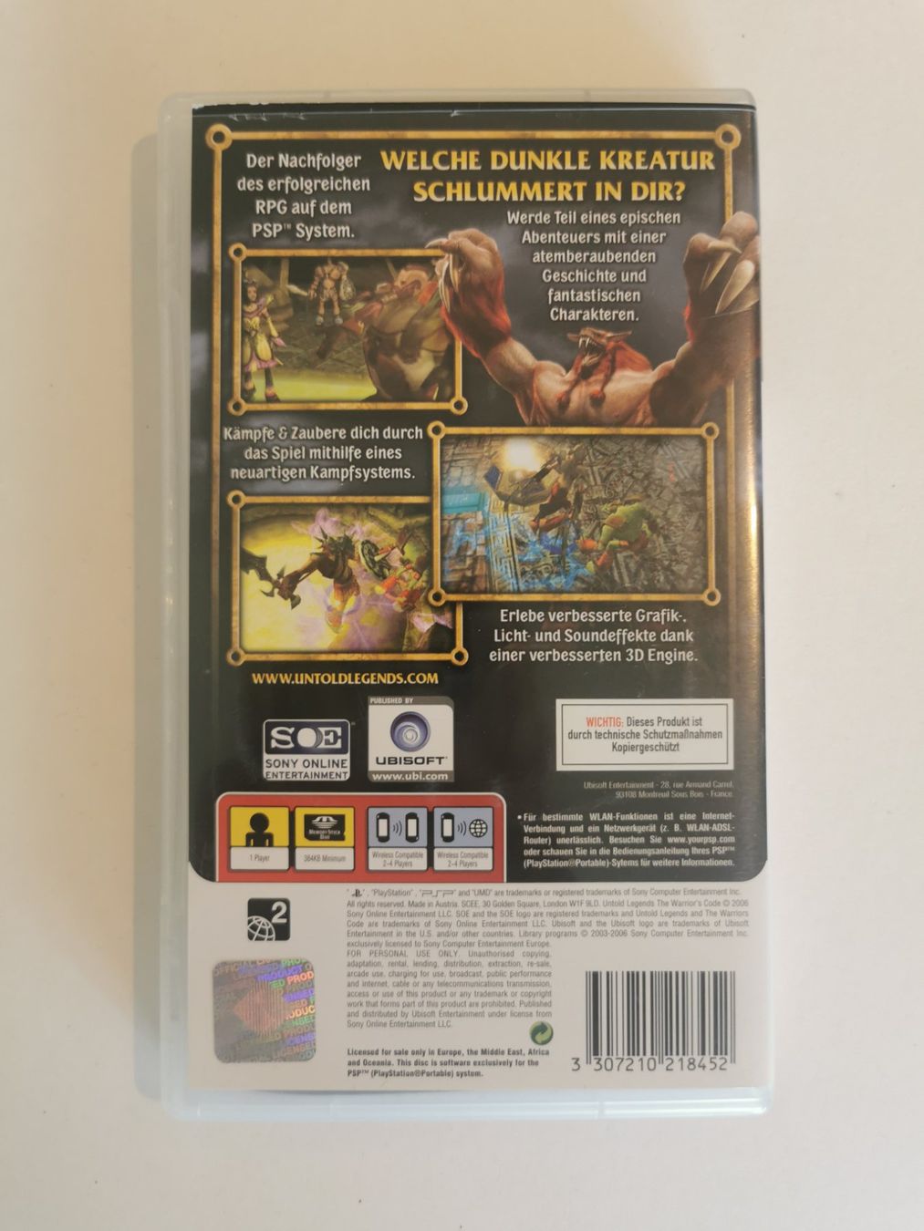 Giochi: PSP - Untold Legends the Warrior's Code – Usato da Lenzburg venduto da eyworld 2