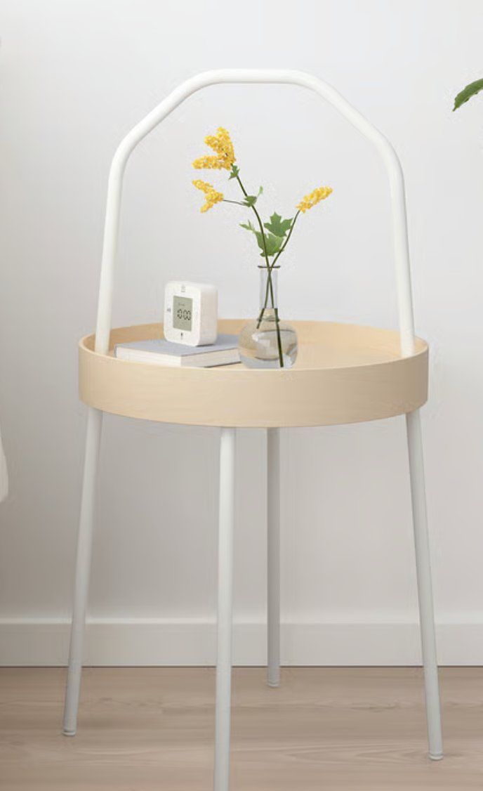 Ikea Tables: IKEA BURVIK Side Table (White with Handle) – D'occasion à Thalwil par min_8rgc 2