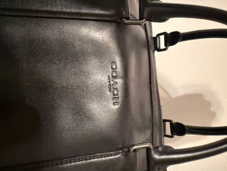Sac de voyage Coach cuir noir bon état général