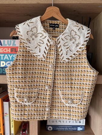 Gilet en tweed S
