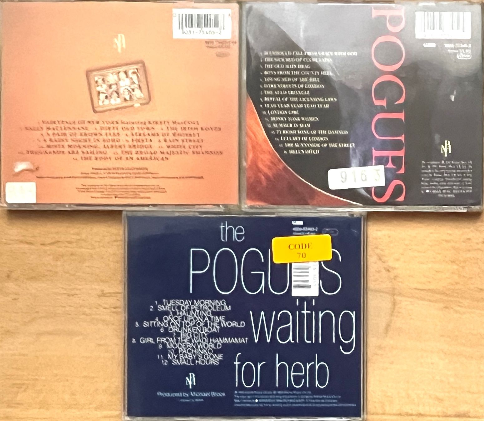 CD: Pogues 3Cd’s – Usato da Renan BE venduto da johncactus 1