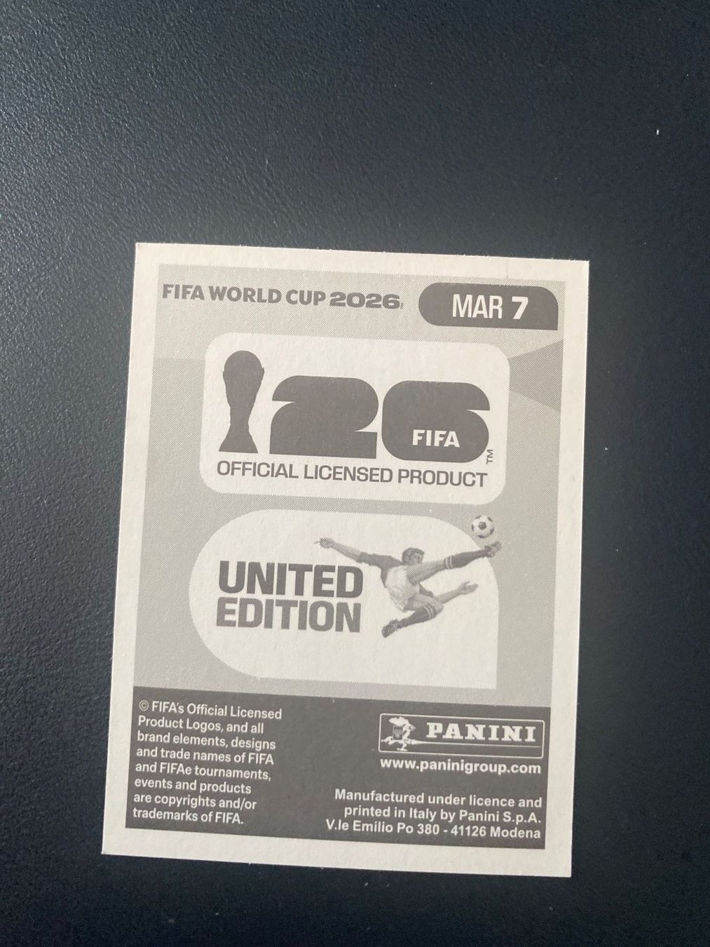 Panini Carte collezionabili: Panini FIFA World Cup Sticker MAR 7 – Nuovo (secondo la descrizione) da Glattbrugg venduto da riseca 1