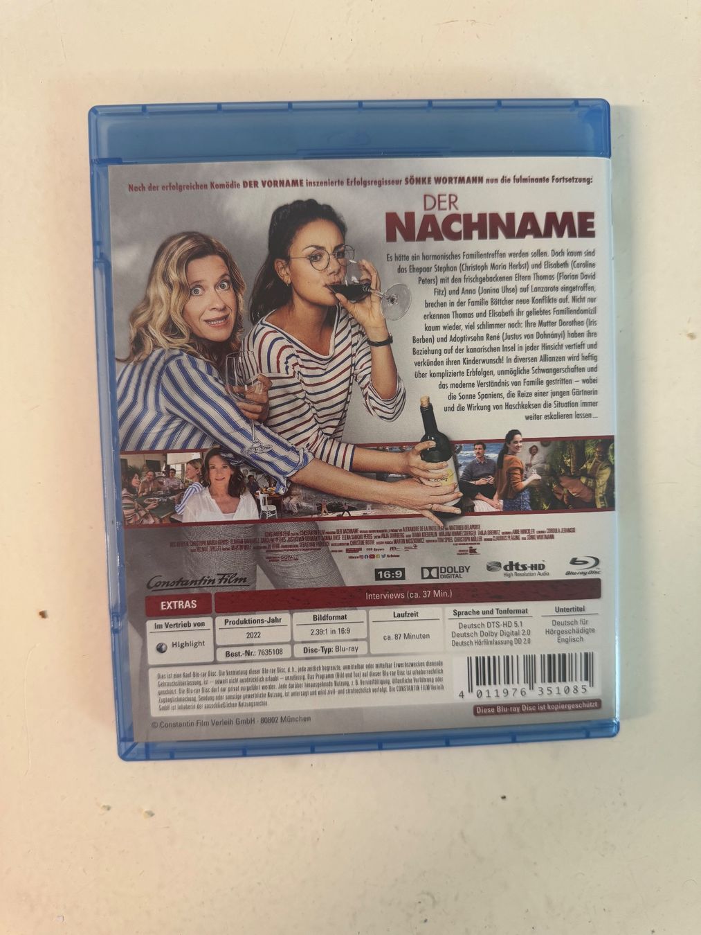 Tutti i DVDs: DER NACHNAME. (BLU-RAY) – Usato da Basel venduto da san_2qlq 1