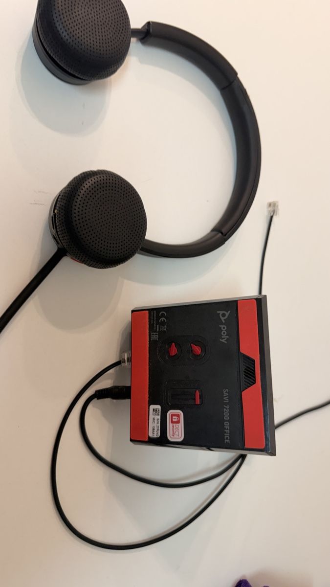 Kopfhörer: Poly Savi 7200 Office DECT Headset mit Basisstation und Netz – Gebraucht aus Rotkreuz von perlengott 5
