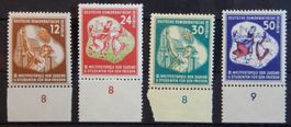 DDR Kat. 289-292 ** 1951 Kat. 65 Euro