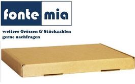 Karton-200 Stück 230x160x20 A5 hellbraun