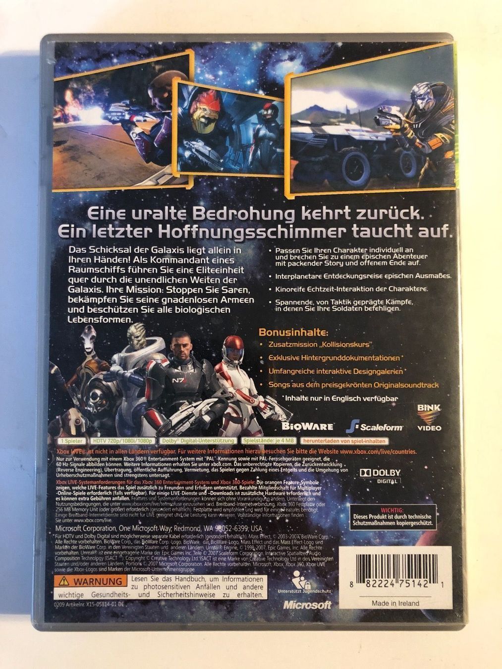 Microsoft Jeux: Mass Effect für Xbox 360 – D'occasion à Kestenholz par Mad18 1