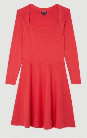 Karen Millen coral dress, XS