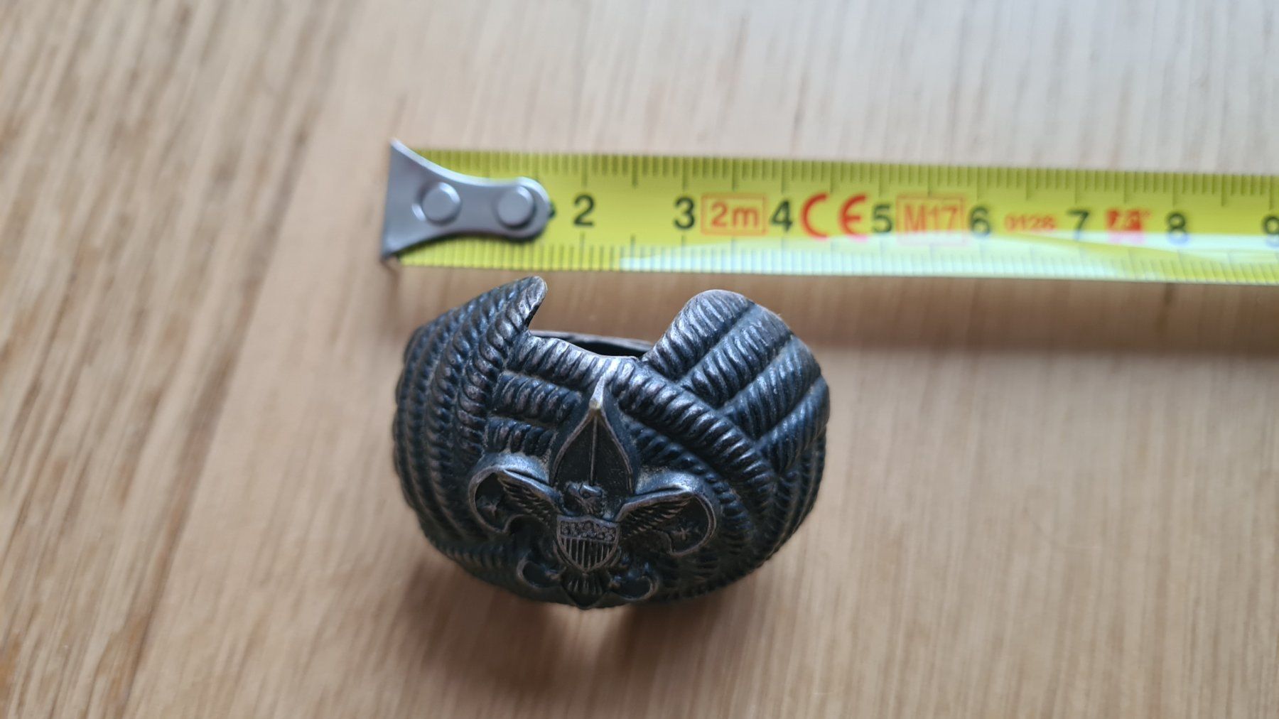 Plaketten & Abzeichen: Vintage Alter Pfadfinder Halstuchring / Boy Scouts Ring – Gebraucht aus Winterthur von stufaphi 4