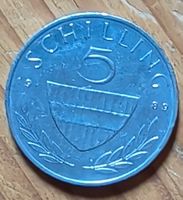 5 Schilling Münze Oesterreich 1989
