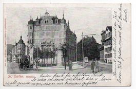 ST. GALLEN Bierhof - Pferde-Kutsche - Tram