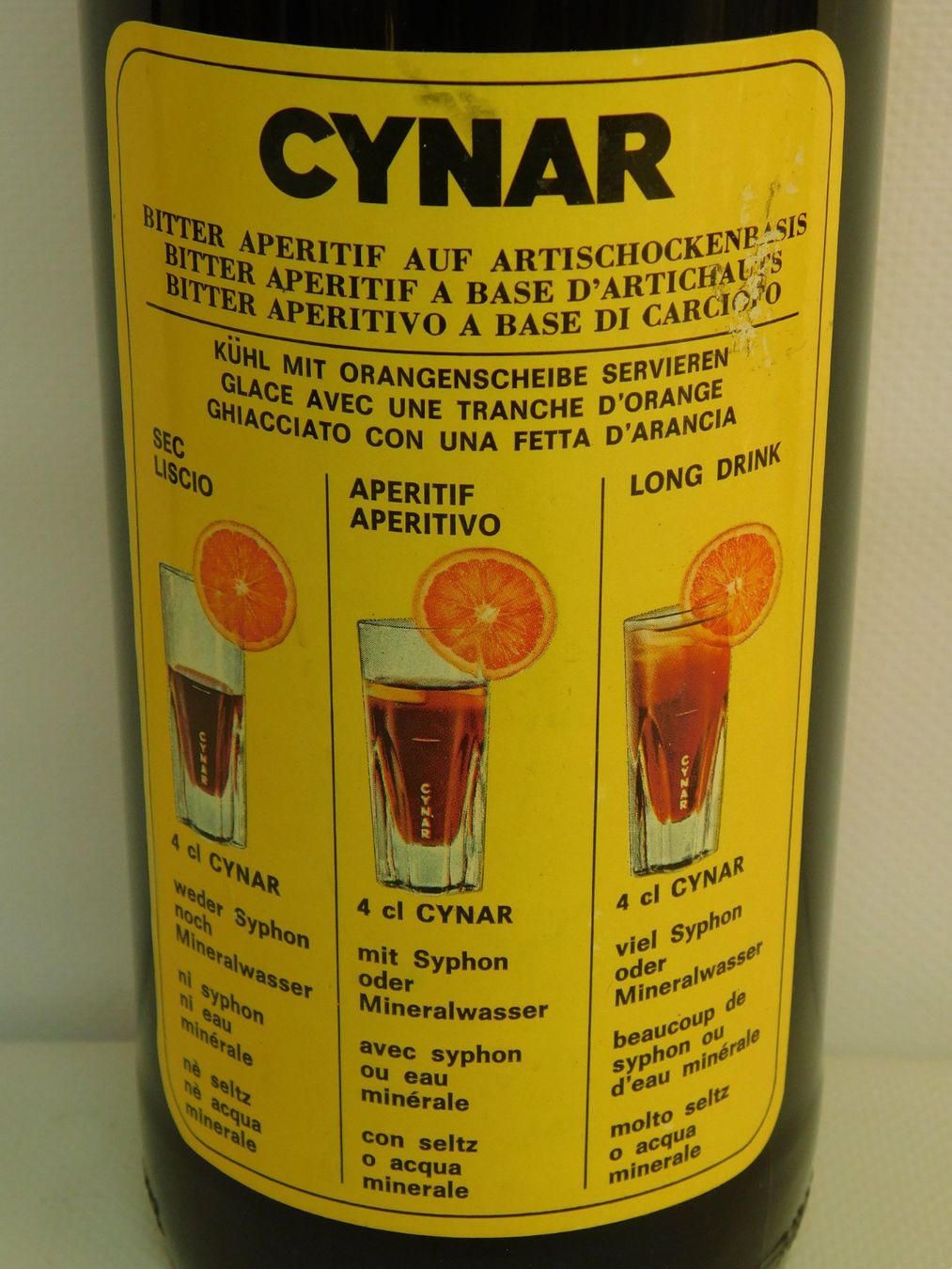 Cynar Spirituosen: Vintage Cynar 1970s – Neu (gemäss Beschreibung) aus Emmenbrücke von Neverlaand-22 4