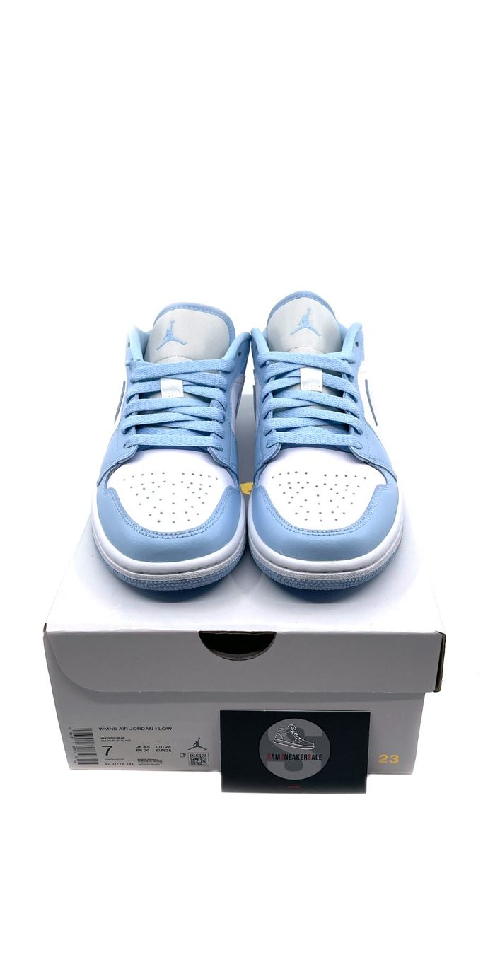 Jordan Scarpe da uomo: Jordan 1 Low White Ice Blue Grösse EU 39 – Nuovo e nell'imballaggio originale da Küsnacht ZH venduto da SamSneakerSale 3