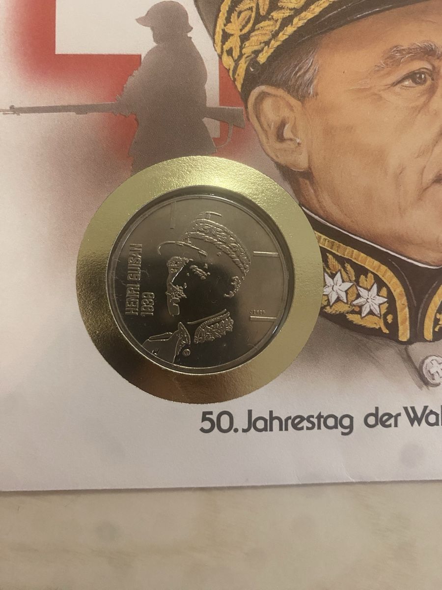 Tutti le monete: Numisbrief 5 Franken Guisan 1989 – Nuovo (secondo la descrizione) da Muralto venduto da Alex1912 1