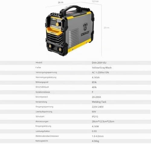 Postes à souder: Elektroden Schweissgeraet 200A – Neuf avec emballage d'origine à Hundwil par Stallone5 4