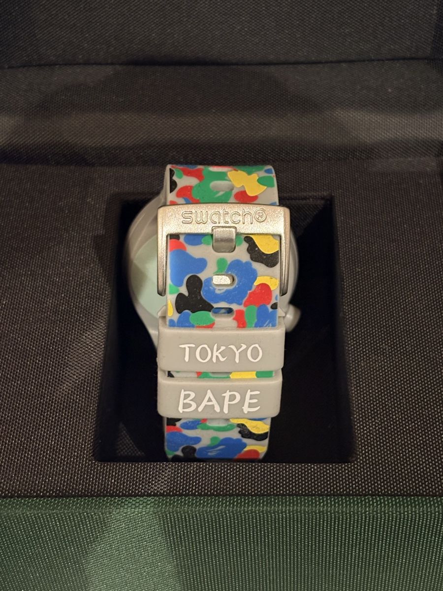 Swatch Uhren: Swatch x BAPE Uhr – Neu (gemäss Beschreibung) aus Lyss von Klfl 2