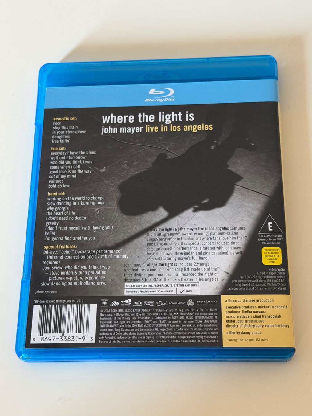 Tous les DVDs: John Mayer - Where the Light Is Live - Blu-ray – Neuf (Voir description) à Altstätten SG par sheamus 1
