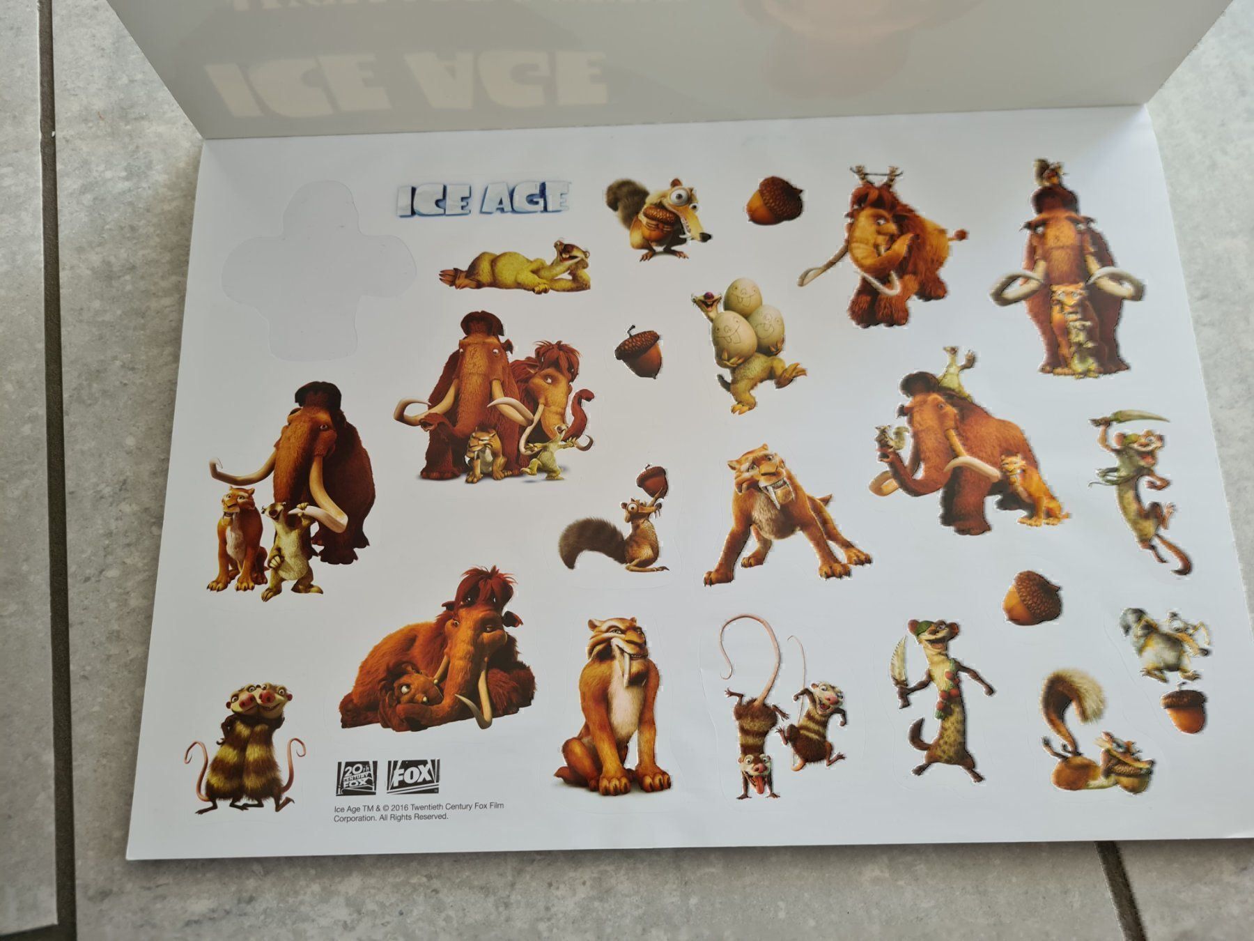 Poster & Bilder: ICE AGE Ausmalposter A4 – Gebraucht aus Killwangen von KIANA08 2