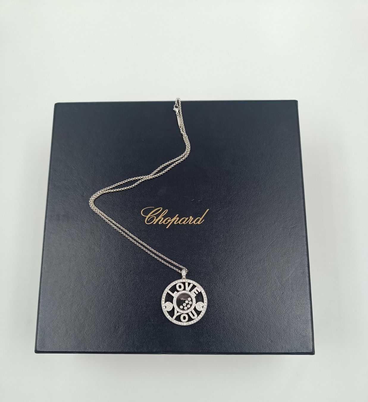 Chopard Catenine: CHOPARD HAPPY DIAMONDS " LOVE YOU " COLLIER , FULL SET – Usato da Luzern venduto da EdiGem 7