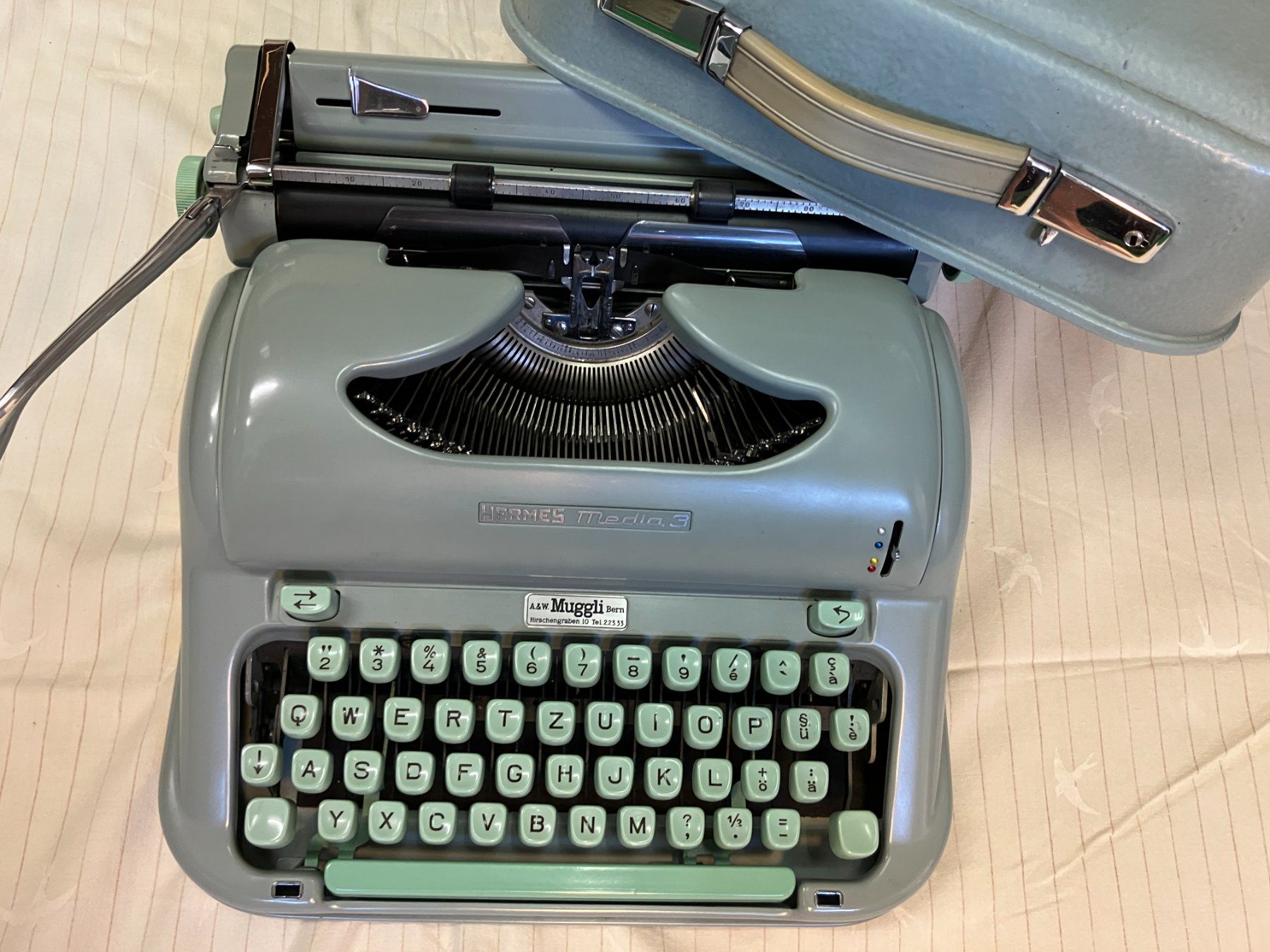 Hermès Macchine da scrivere: HERMES MEDIA 3 SCHREIBMASCHINE – Usato da Hombrechtikon venduto da rennurb5 5