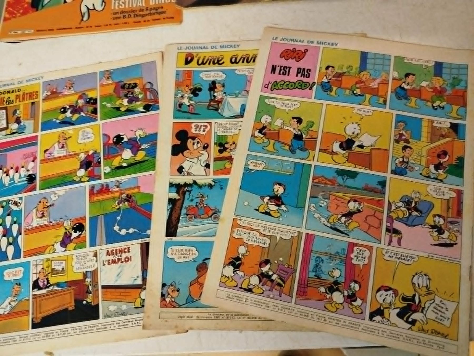 Riviste & Magazine: 30  magazines Journal de Mickey – Usato da La Chaux-de-Fonds venduto da Emmaus2300CDF 6