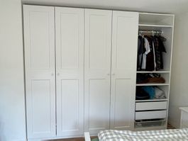 IKEA PAX Kleiderschrank weiss (gross)