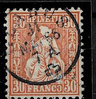 33, mit Vollstempel GLARUS 31 MAI 66 (14367)