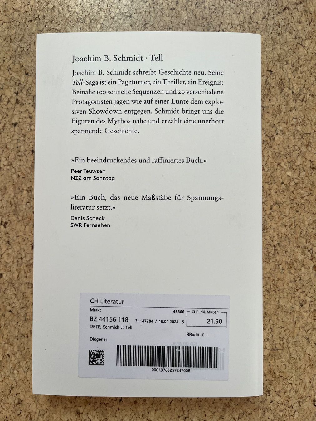 Libri: Taschenbuch "Tell", Joachim B. Schmidt – Nuovo (secondo la descrizione) da Grosswangen venduto da Vita500 1