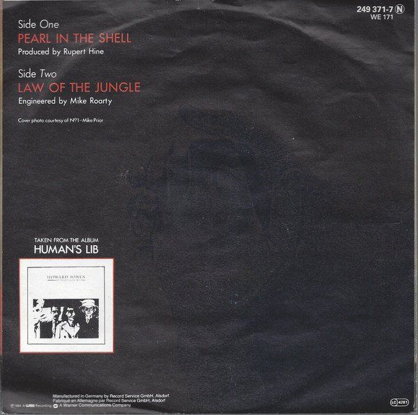 Dischi in vinile: Jones Howard: Pearl In The Shell 7" – Usato da Steinhausen venduto da Vilivinili 1