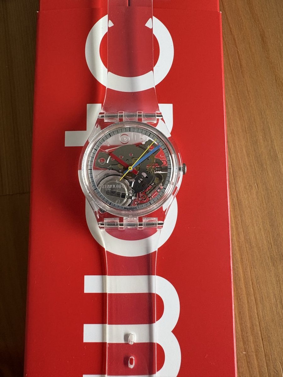 Swatch Orologi: Swatch Clearly Gent 34mm – Nuovo (secondo la descrizione) da Peseux venduto da Kaluzzo 1